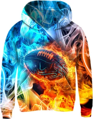 AIDEAONE Boys Girls Fleece Hoodies 3D Print Plush Pullover Hoodie Casual Hooded Sweatshirts with Pocket for Age 5-16 Kids