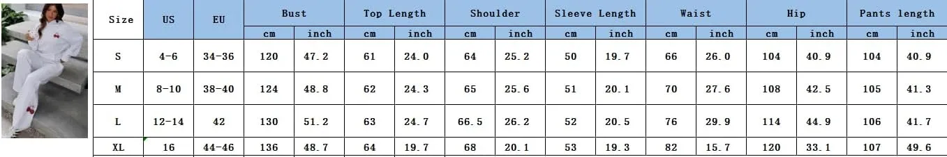 Aonoapll Bow Hoodie Sweatsuit Set for Women Oversized Hooded Sweatshirt Sweatpants Bow Print Matching 2 Piece Sweat Sets