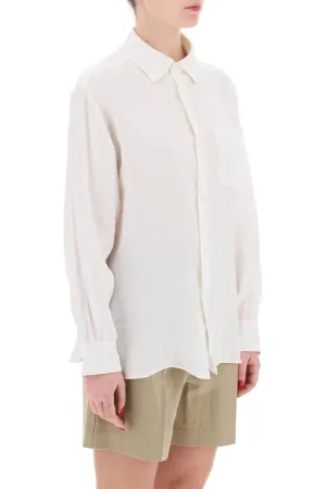 A.p.c. linen sela shirt for