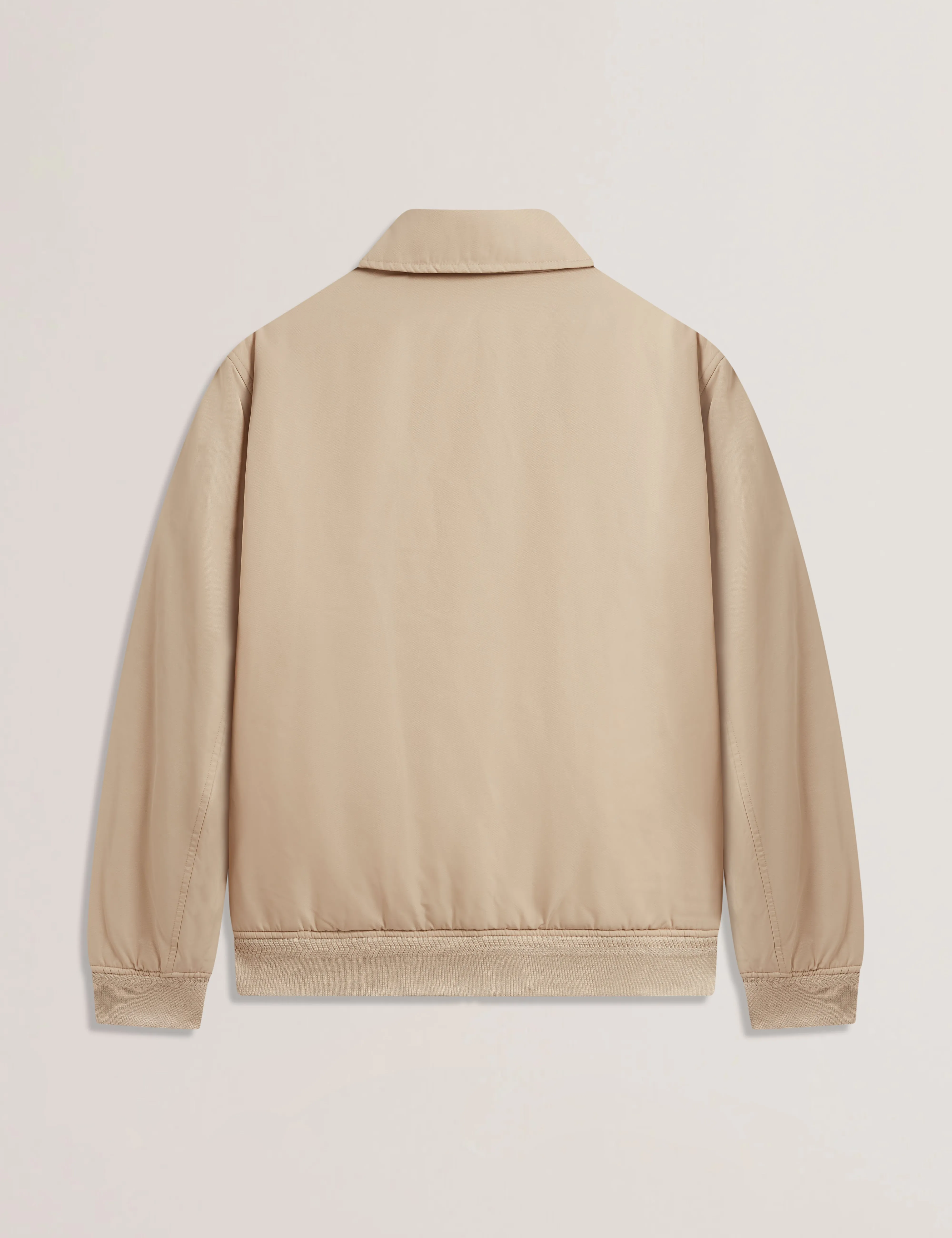 Avitore Bomber Removable Shearling Collar Taupe