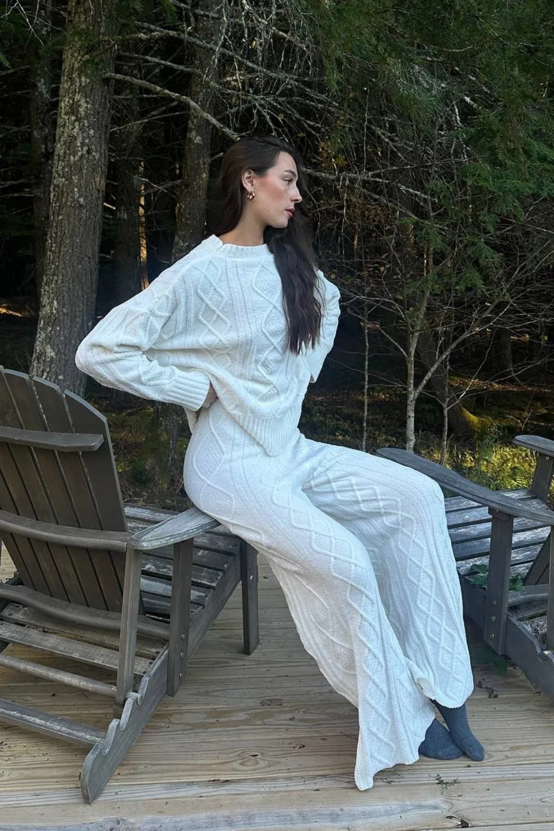 Callie Sweater Cream Cable