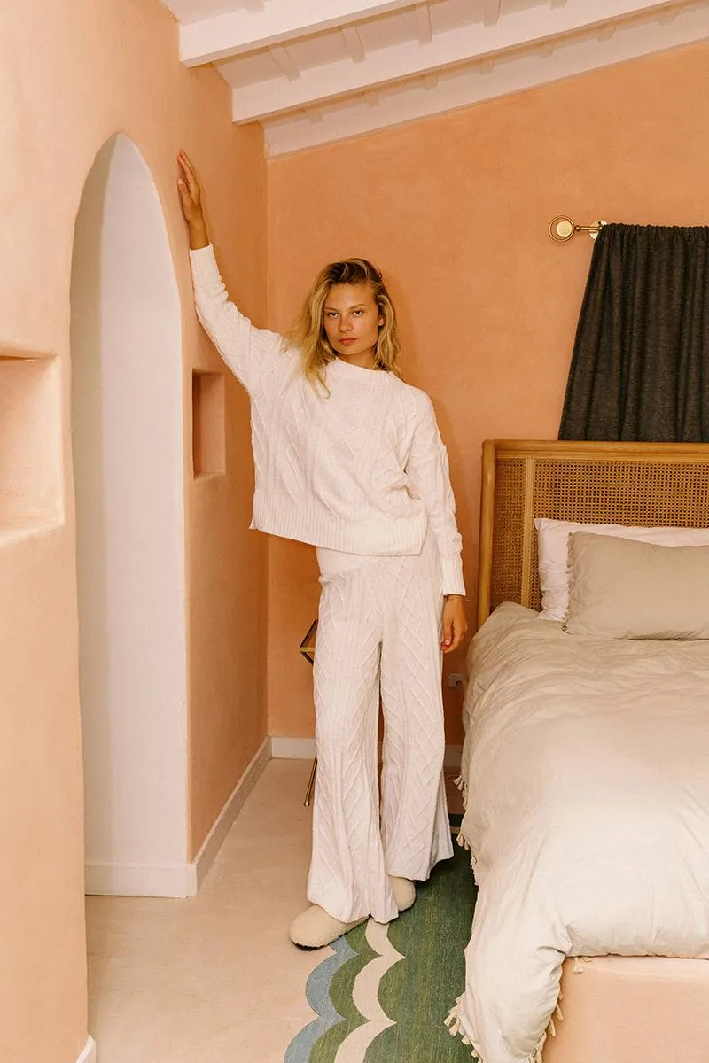 Callie Sweater Cream Cable