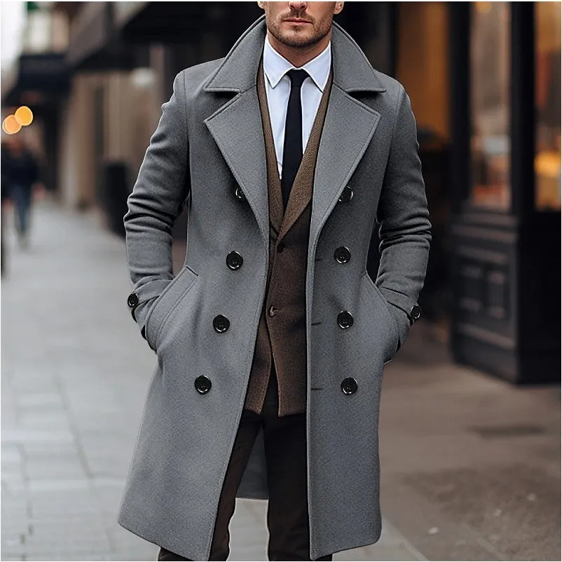 Classic Luxe Woolen Trench