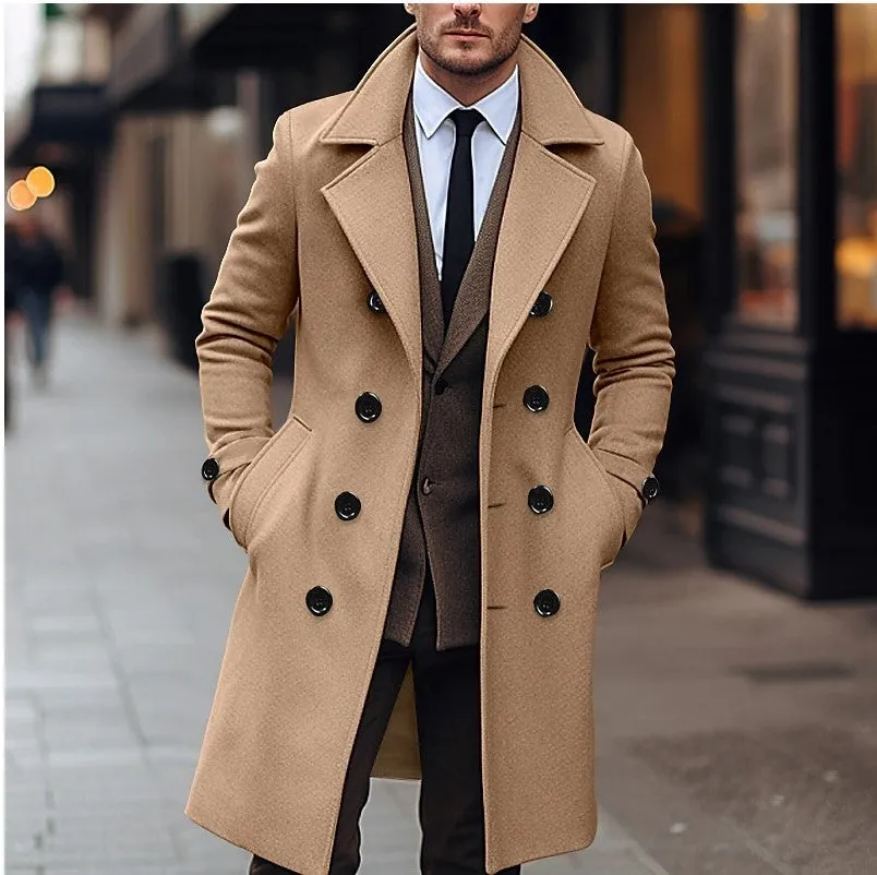 Classic Luxe Woolen Trench