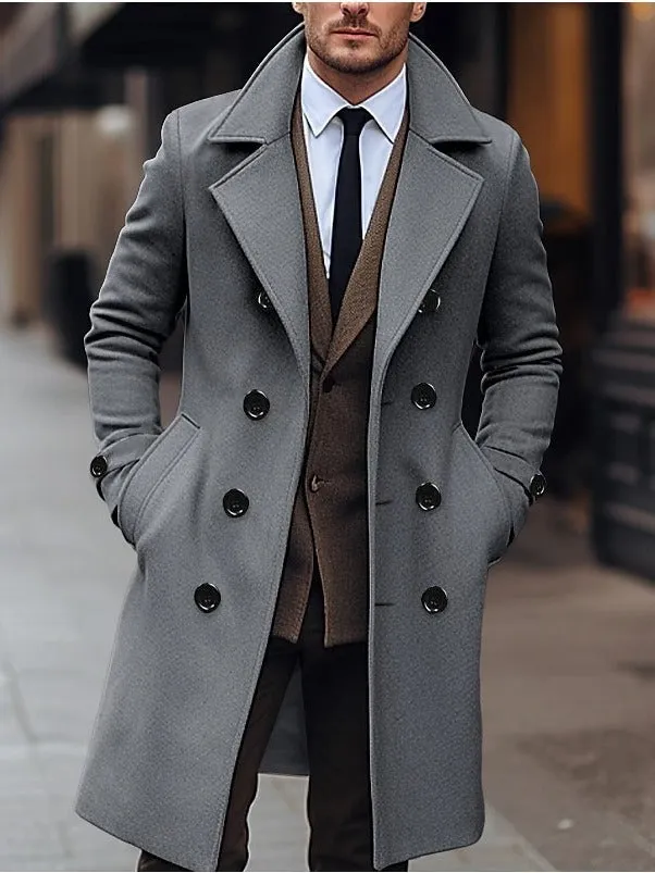 Classic Luxe Woolen Trench