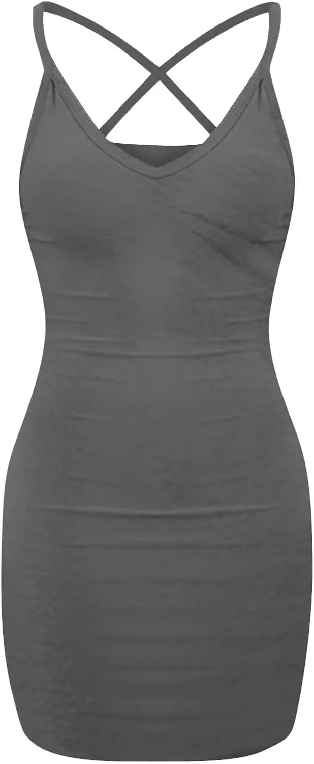 Dresses for Women 2024 Womens Summer Trendy Sexy Spaghetti Straps Sleeveless Floral Print Loose Casual Comfy Dresses
