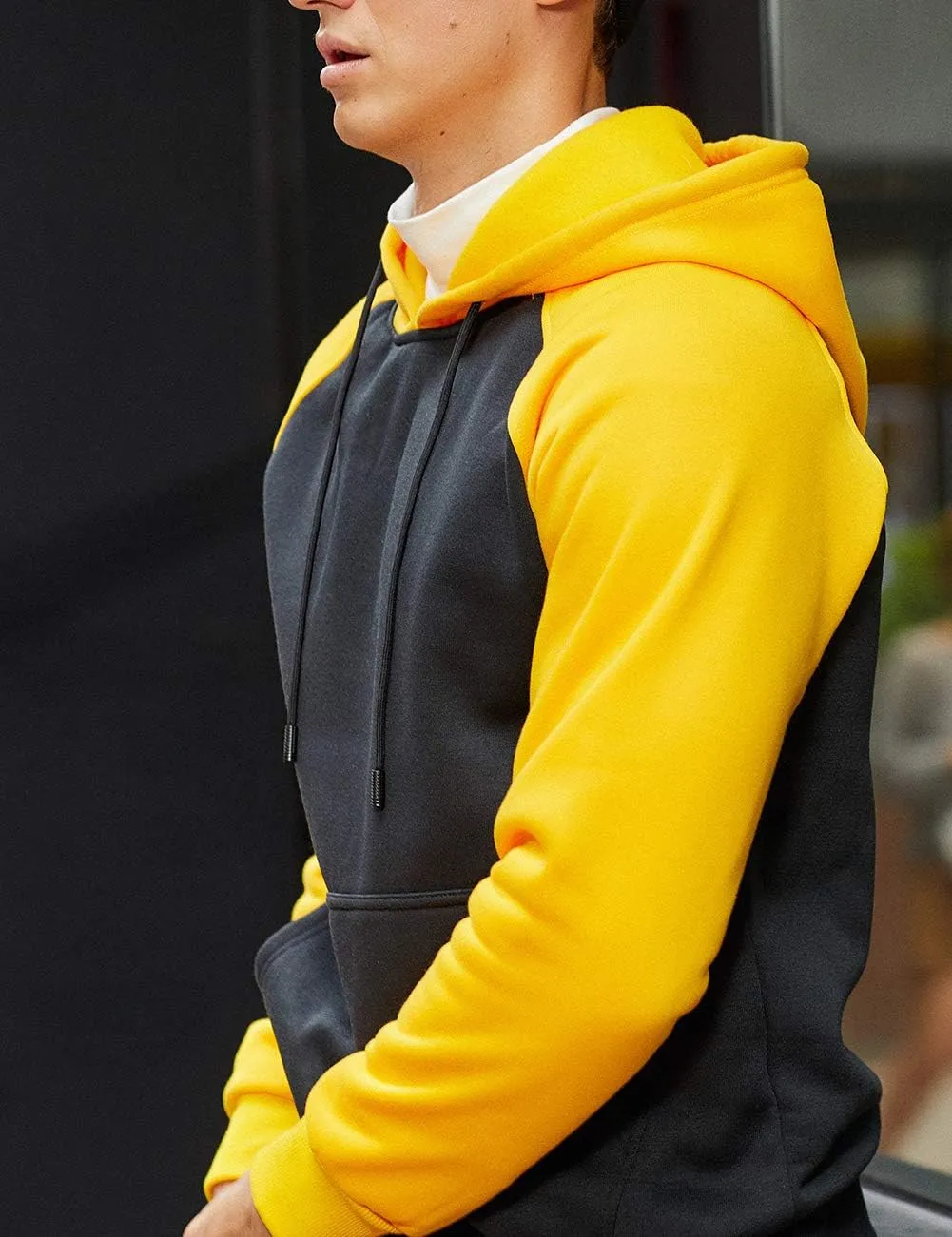 DUOFIER Hoodies for Men Pullover Hooded Sweatshirt with Kange Pocket