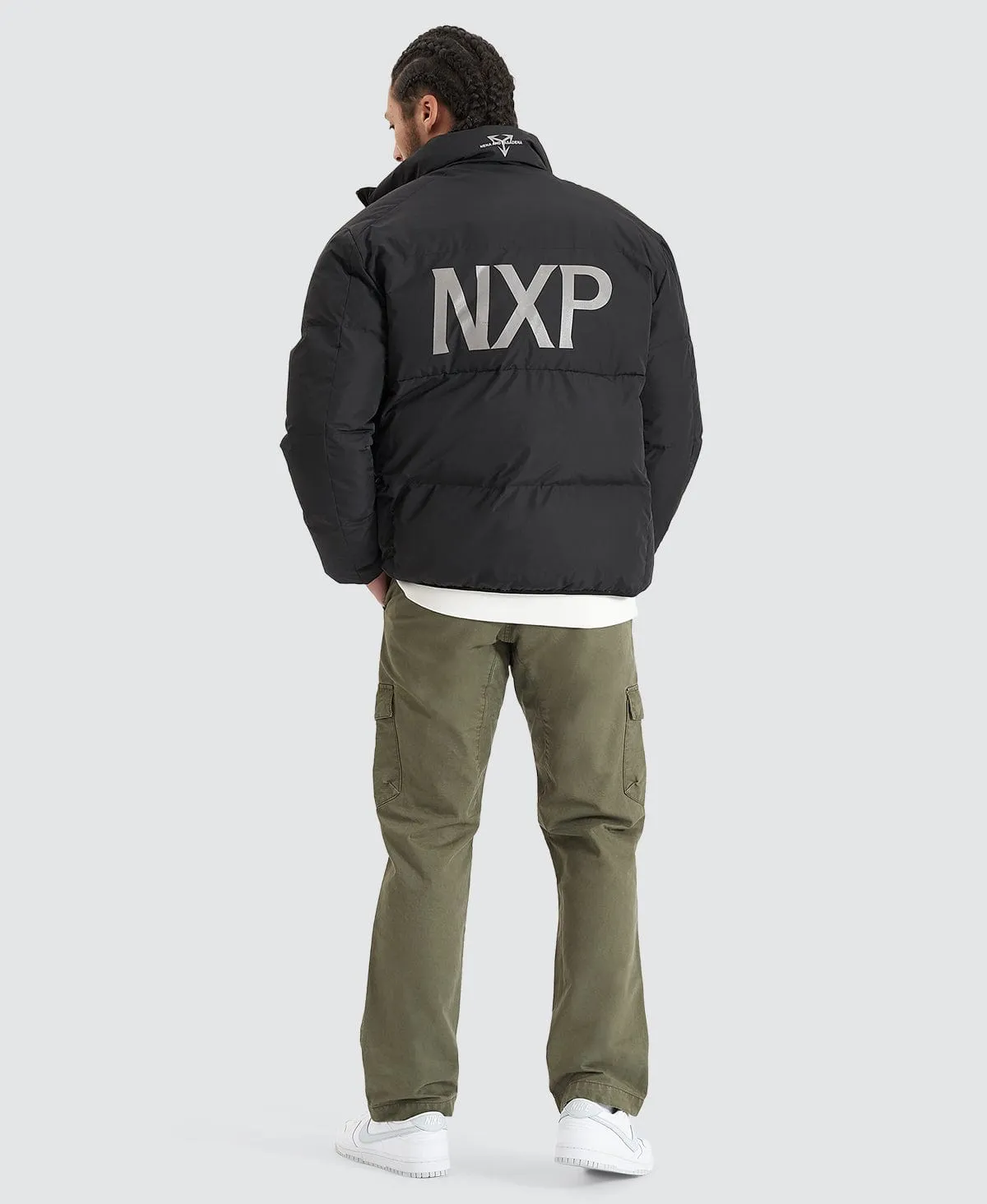 Forfeit Puffer Jacket Jet Black