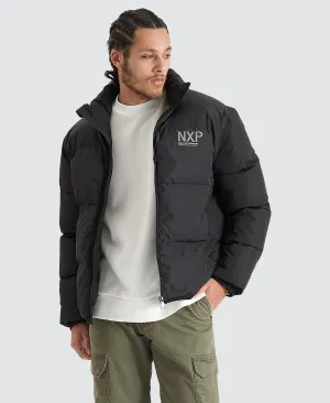 Forfeit Puffer Jacket Jet Black