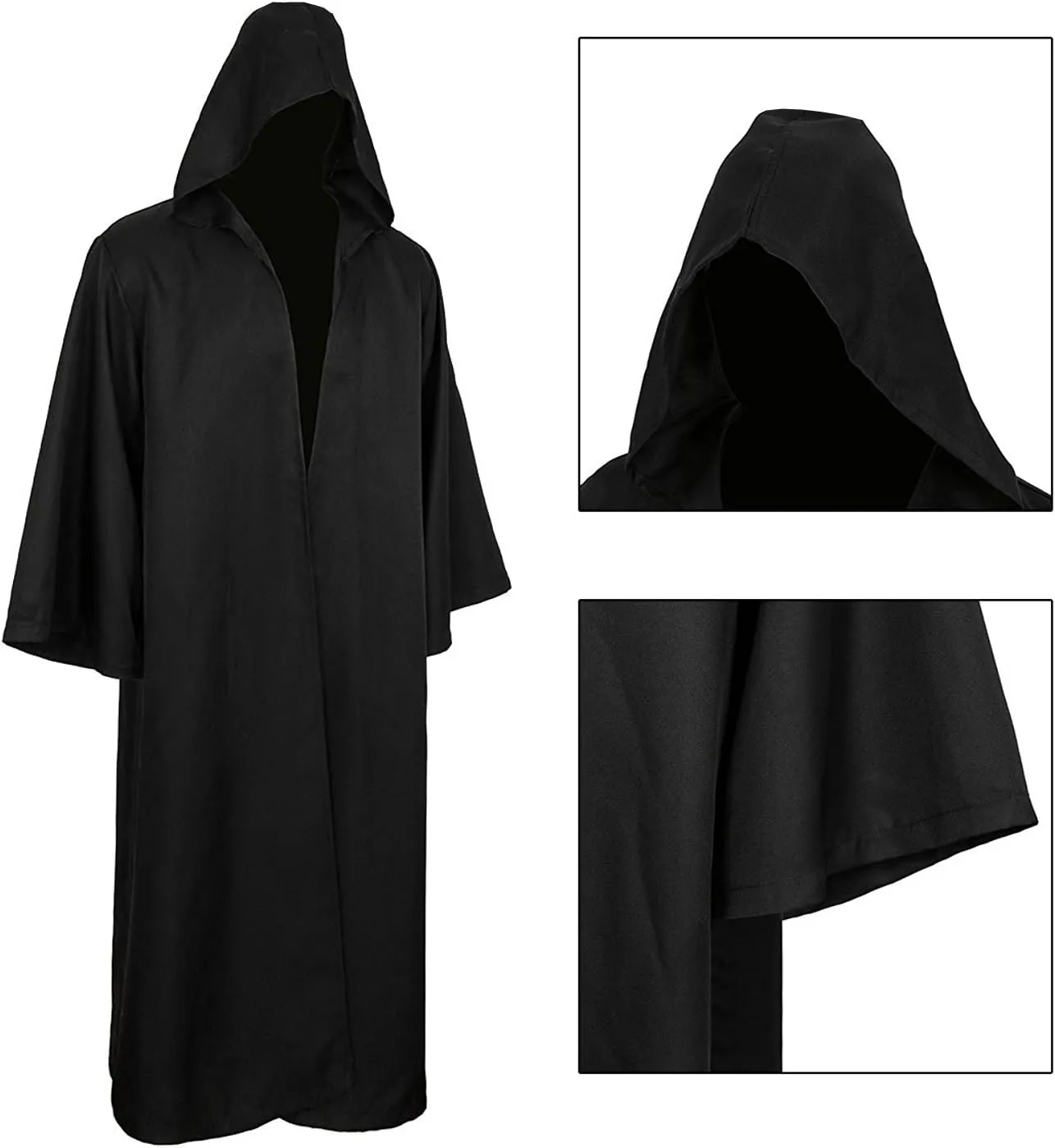 Golden Service Adult Halloween Costume Tunic Hoodies Robe Cosplay Capes