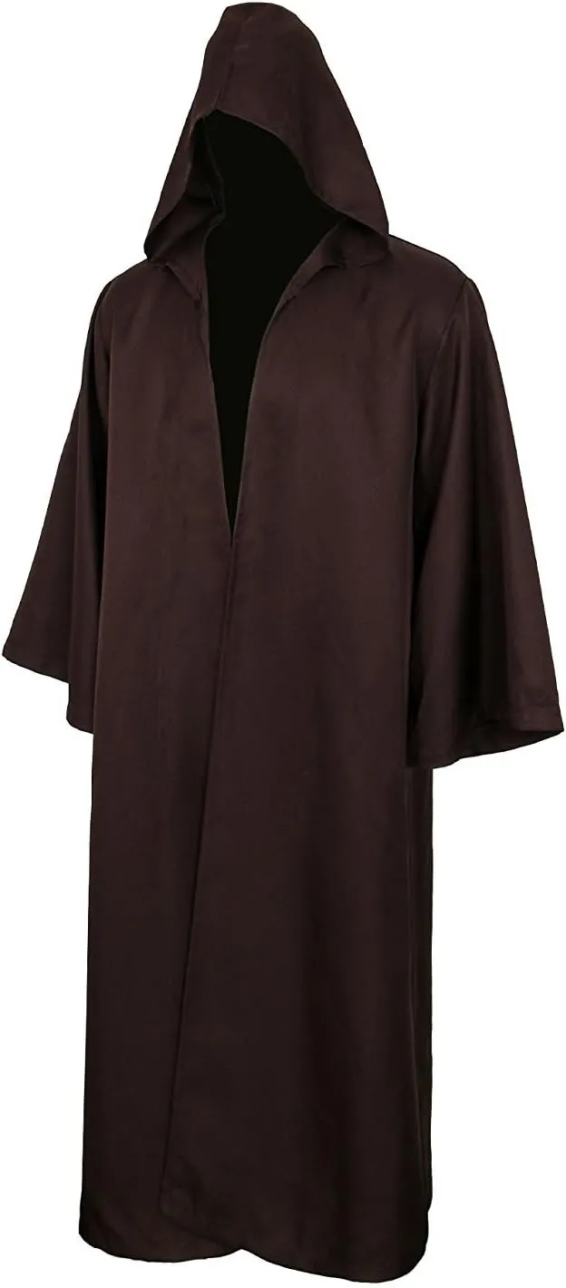 Golden Service Adult Halloween Costume Tunic Hoodies Robe Cosplay Capes
