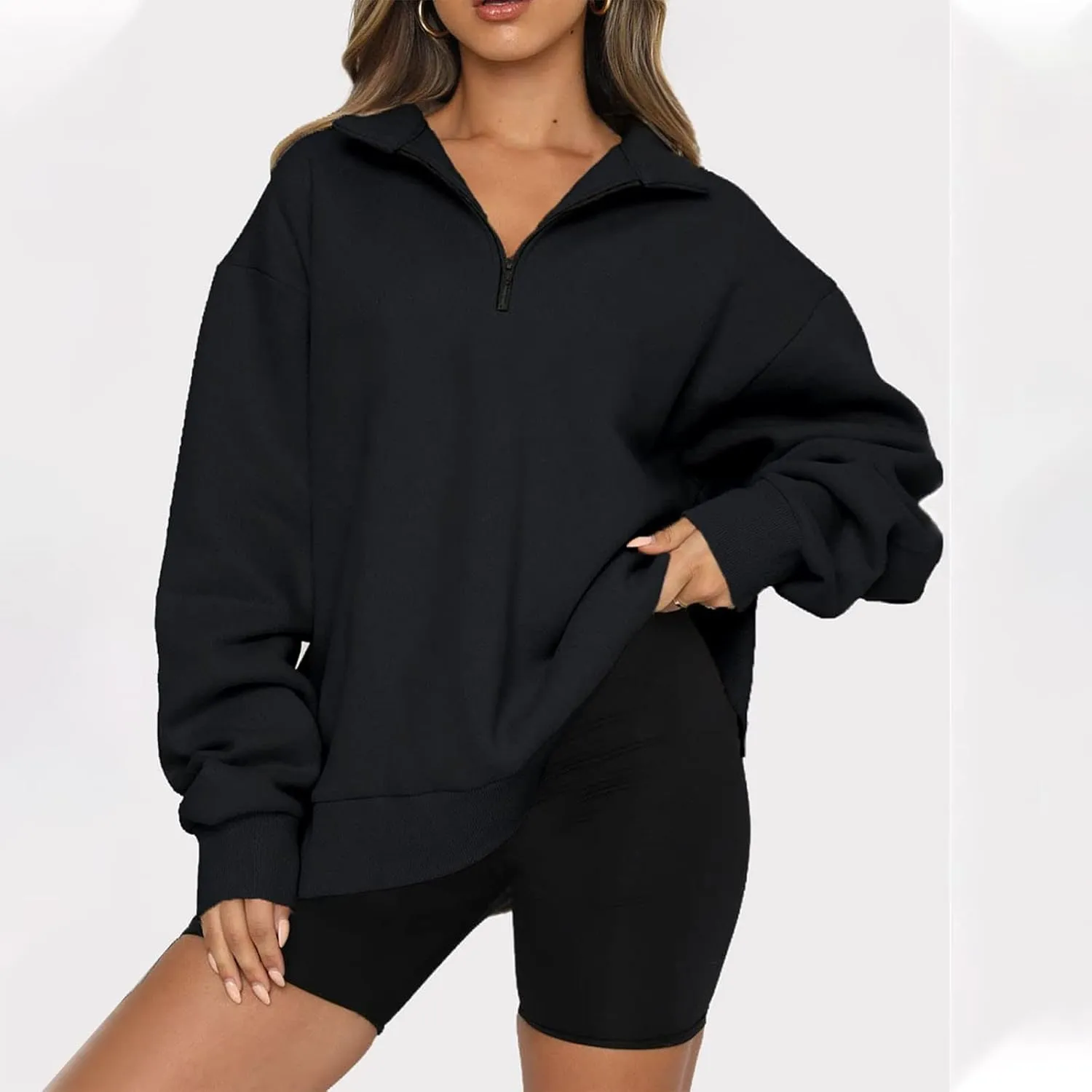 Half Zip Pullover Women Alaska Eagles Letter Print Graphic Sweatshirts for Women Long Sleeve Fall Tops
