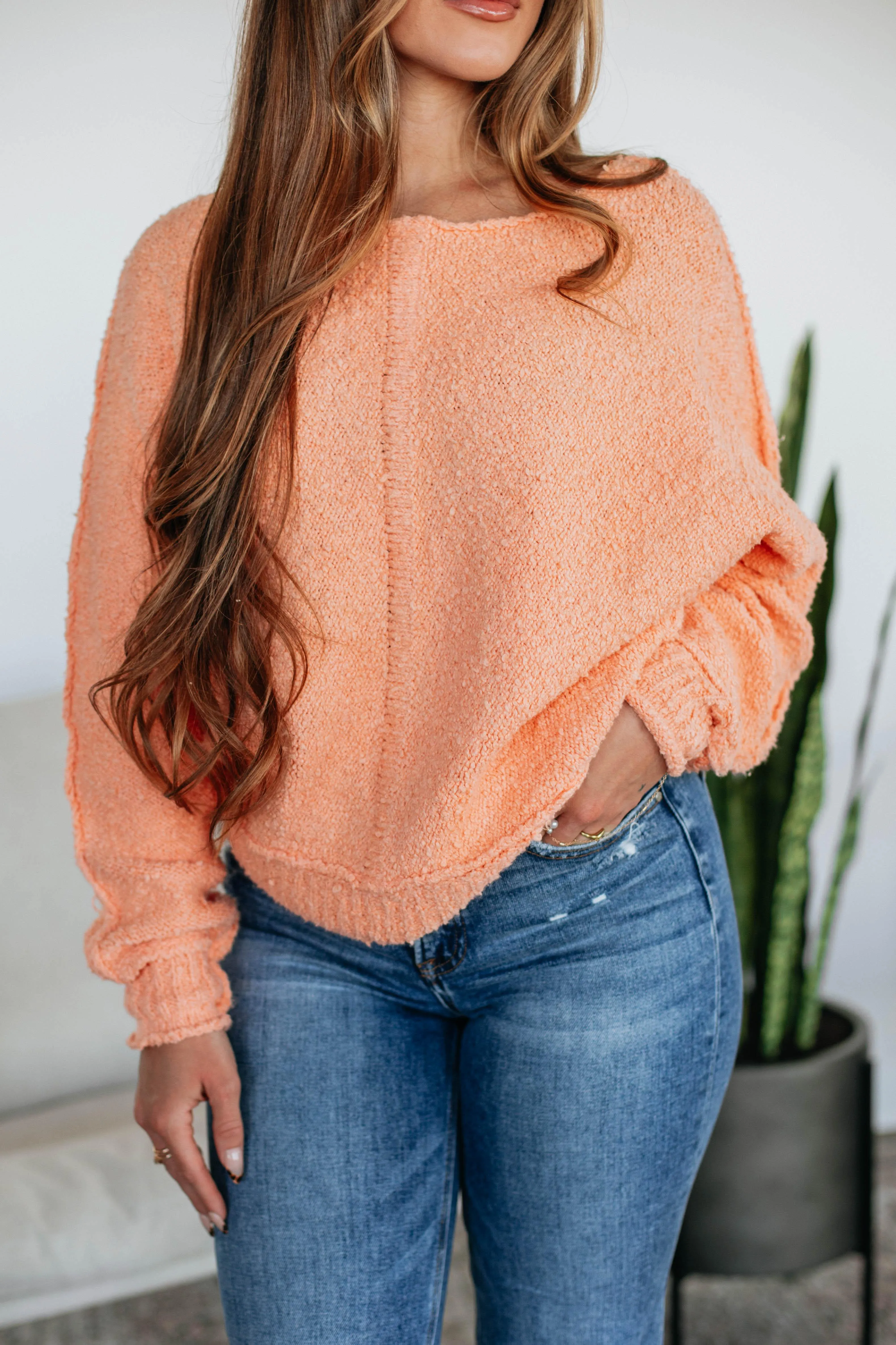 Haven Sweater - Dusty Coral