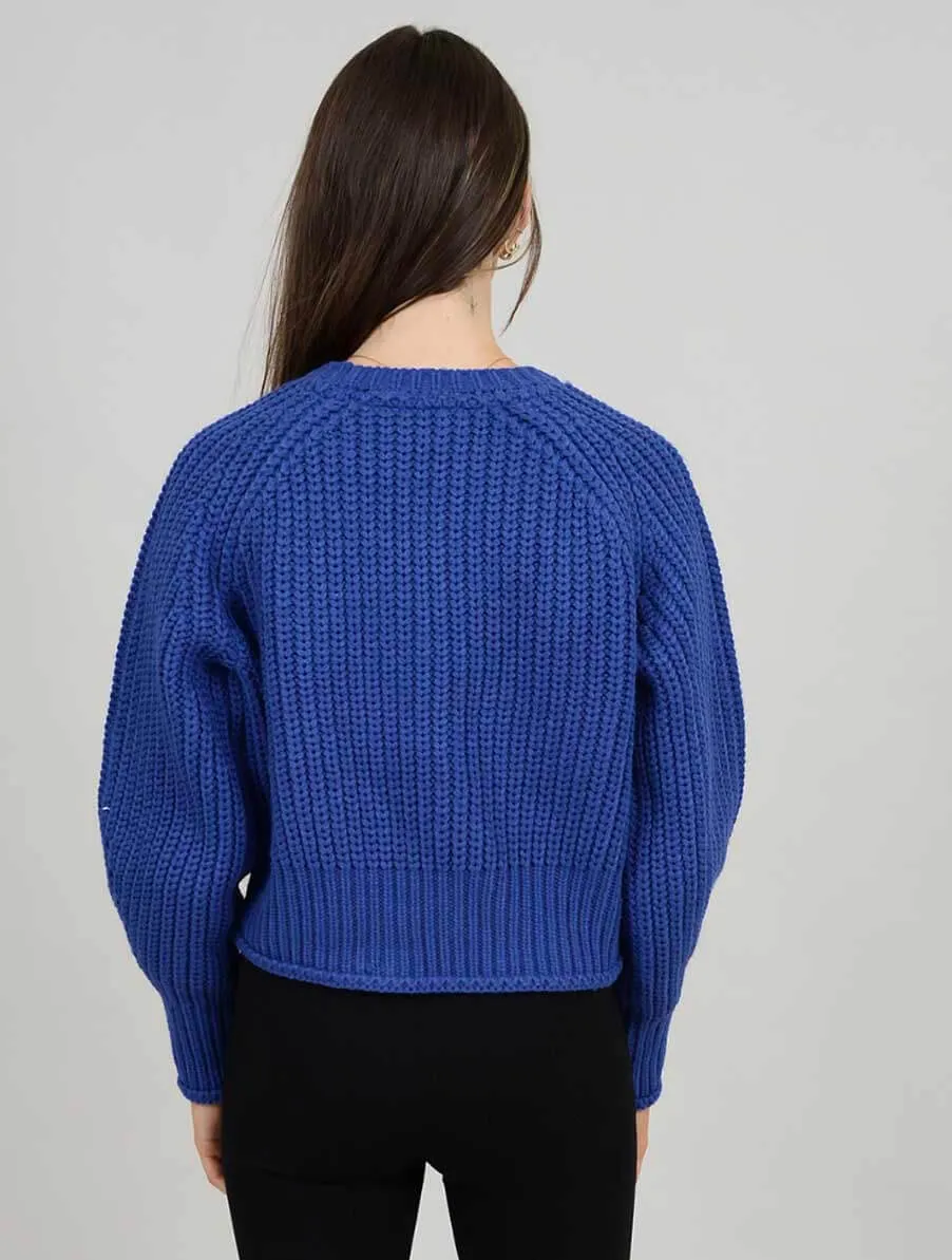 Hifza Long Raglan Sleeve Crew Neck | Cosmic