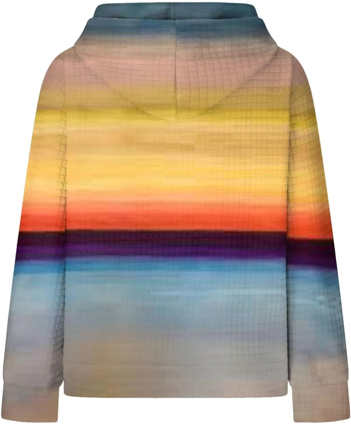 Hoodies for Women Waffle Knit Cute Hoodies Drawstring Pullover Sweatshirts Fashion Casual Sweaters Comfy Fall Clothes Outfits