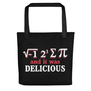 I Ate Sum Pi Tote Bag