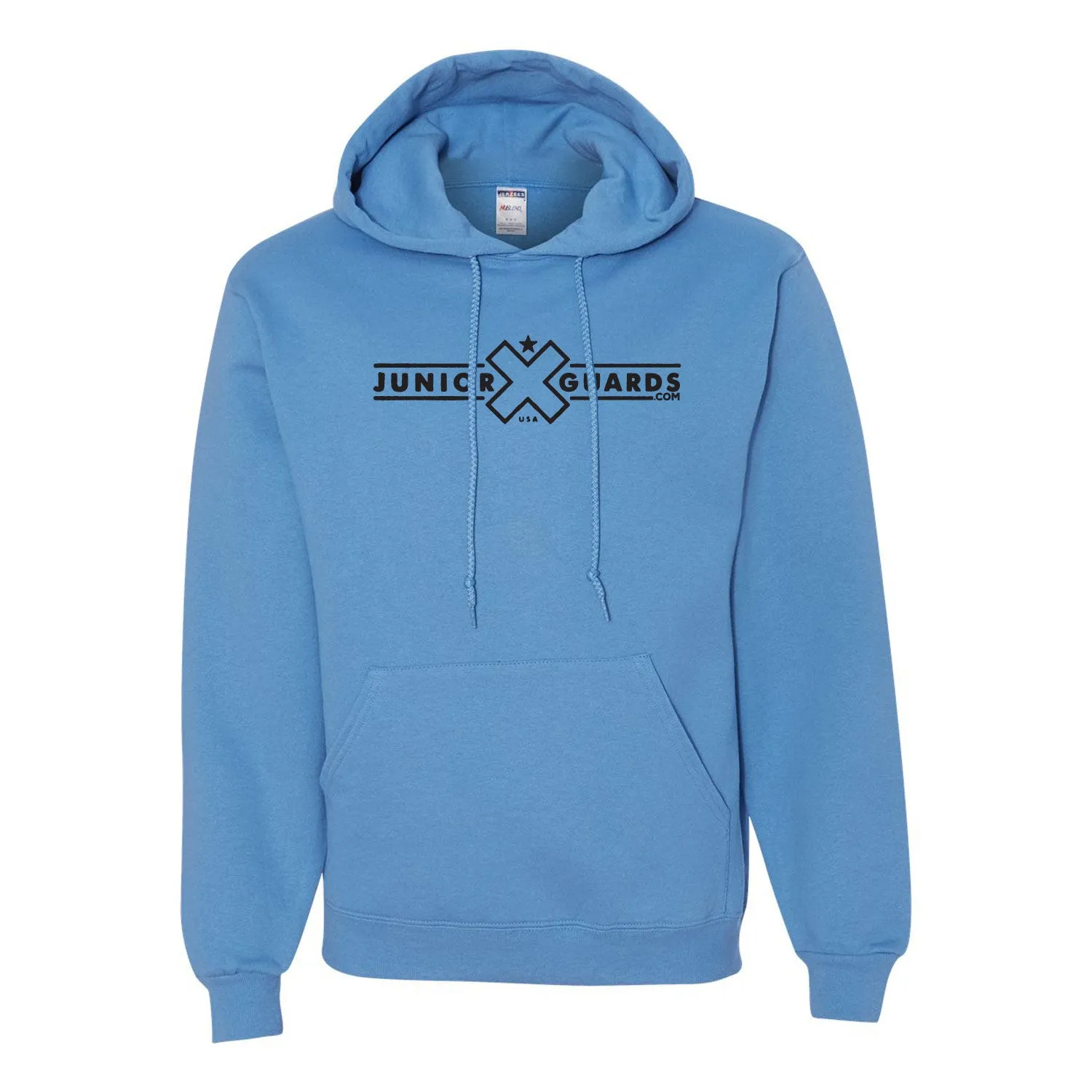 Jr. Guards Bar Logo Hooded Pullover Sweatshirt Cotton/Polyes