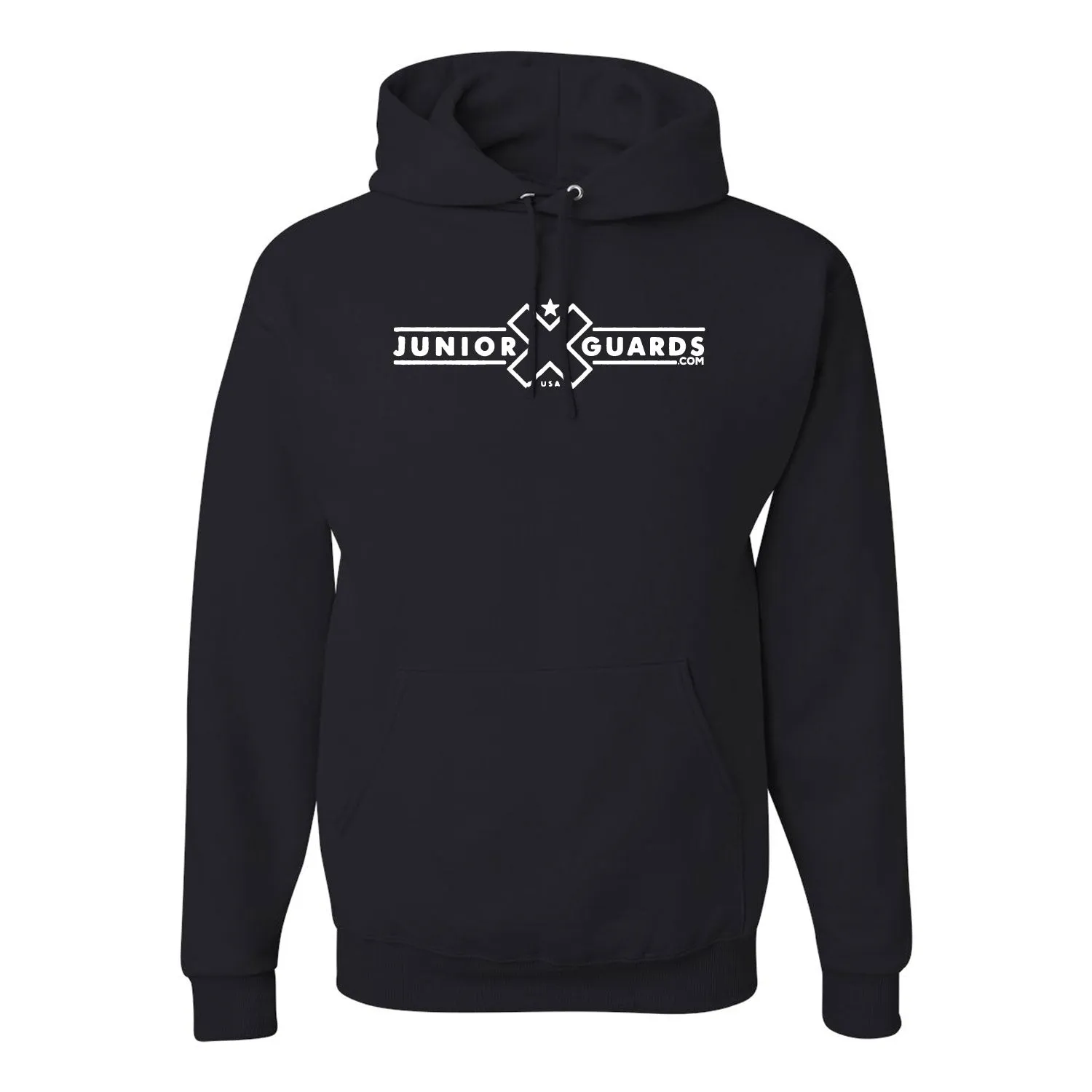Jr. Guards Bar Logo Hooded Pullover Sweatshirt Cotton/Polyes