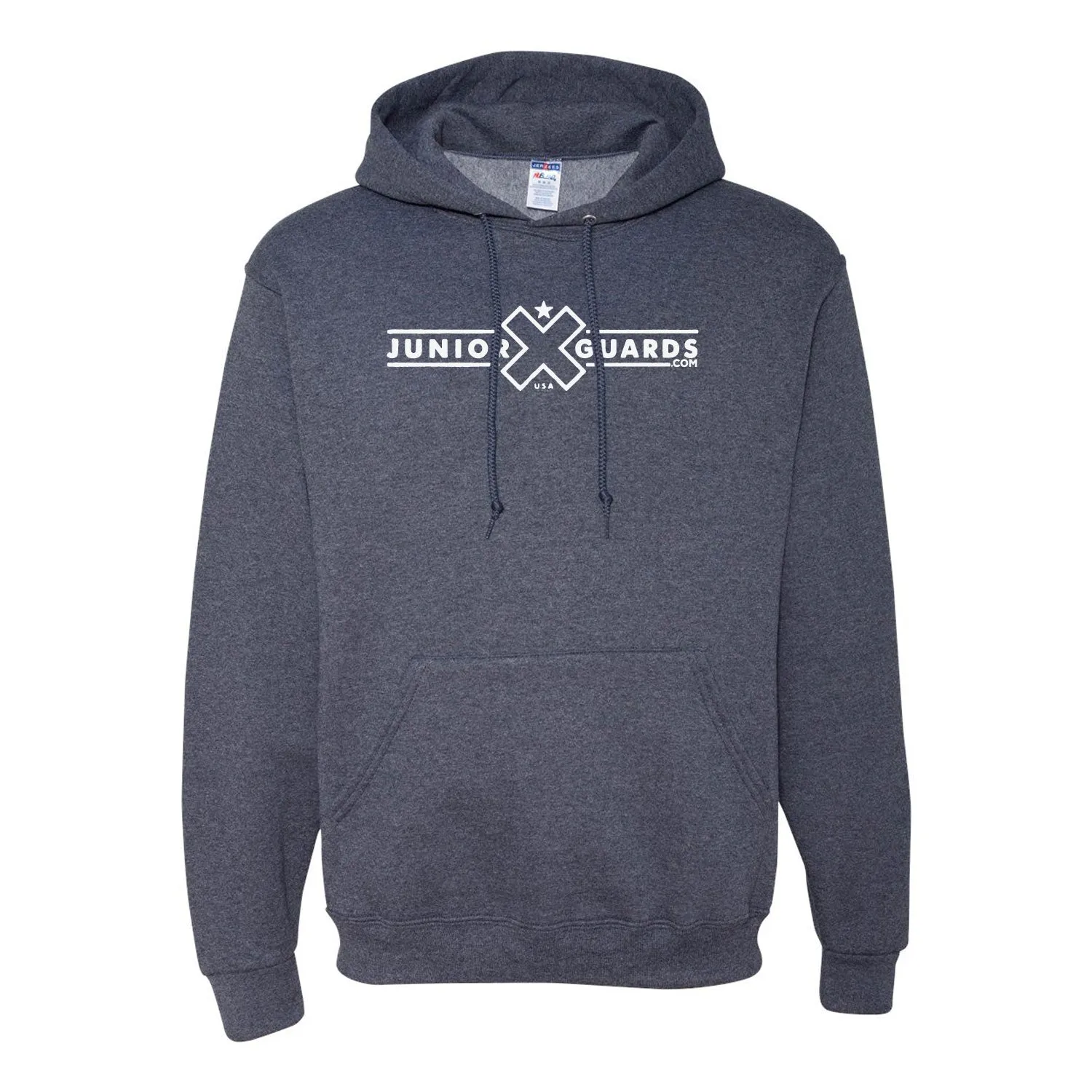 Jr. Guards Bar Logo Hooded Pullover Sweatshirt Cotton/Polyes