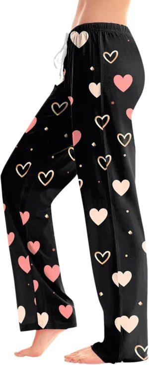 Ladies' 2025 Valentine Fashion Casual Printed Casual Pants Western Leggings