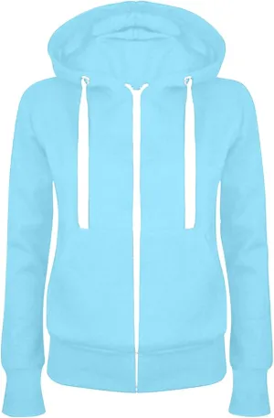 Lastesso Fall Outfits for Women 2024 Full Zip Up Long Sleeve Jacket Coats Basic Solid Athletic Fit Hoodies with Pockets