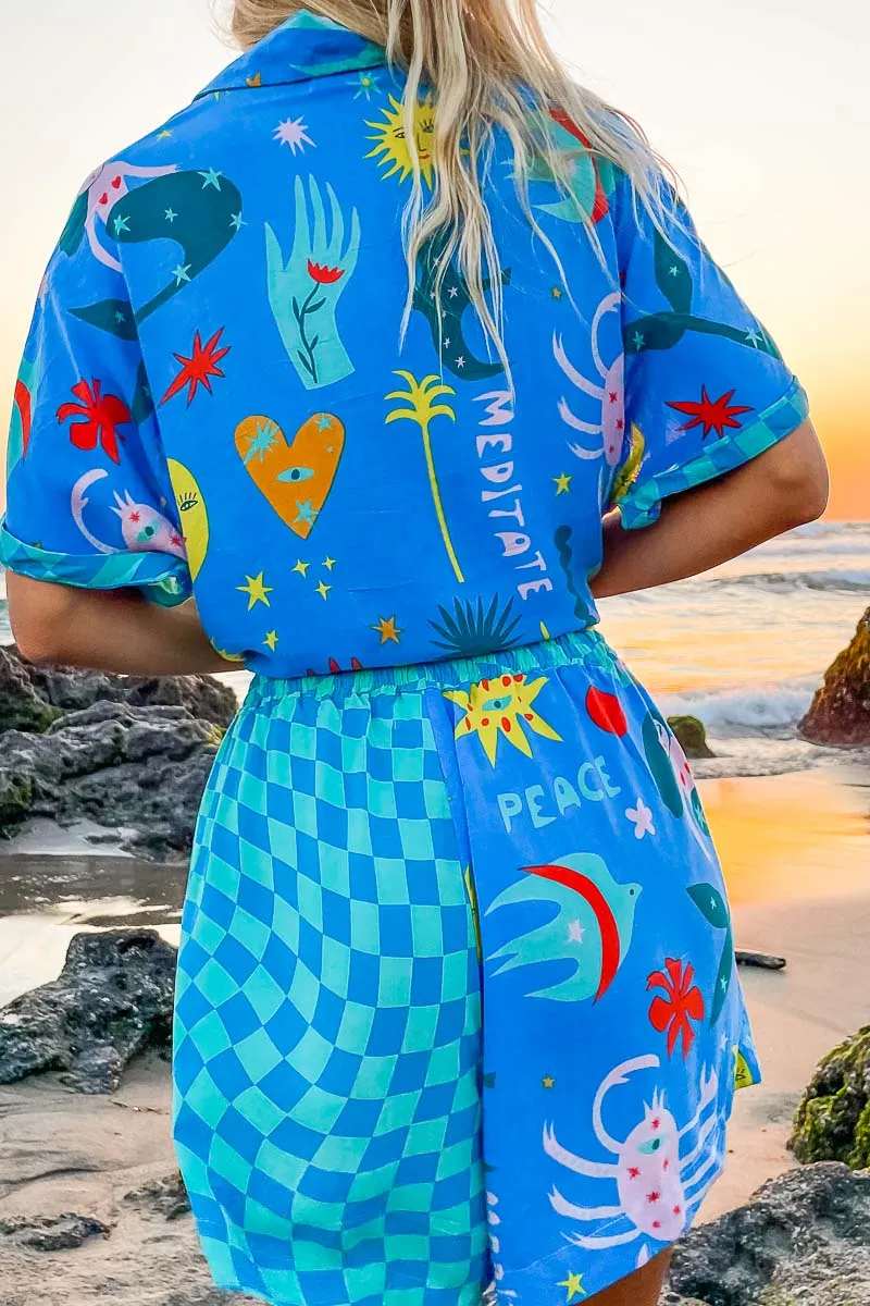 Love Peace Art Shorts