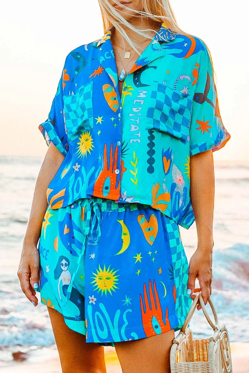 Love Peace Art Shorts