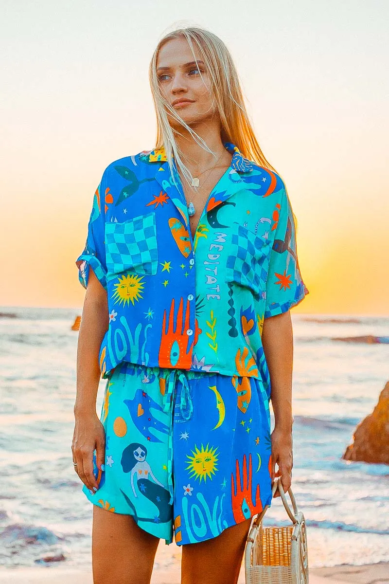 Love Peace Art Shorts