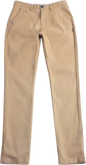 Men Casual Straight Leg Slim Fit Chino Trousers Solid Color Carpenter Skinny Pants Zipper Placket Cargo Workwear (Khaki,29.00,5,OZ)