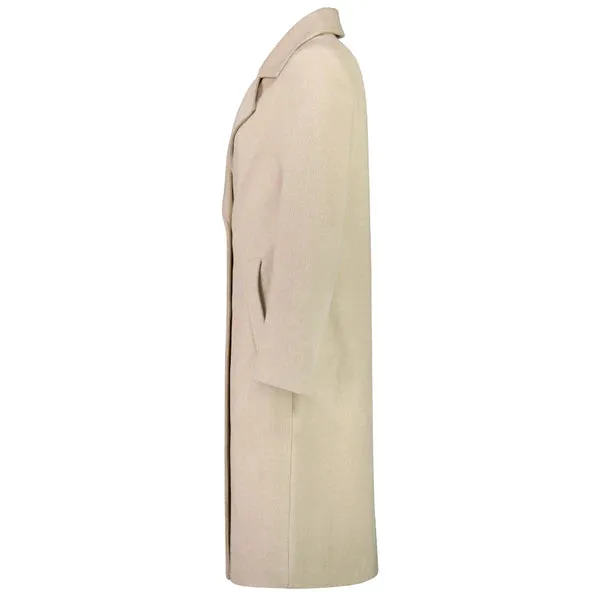 Moke: Rumour Woolen Coat - Oatmeal