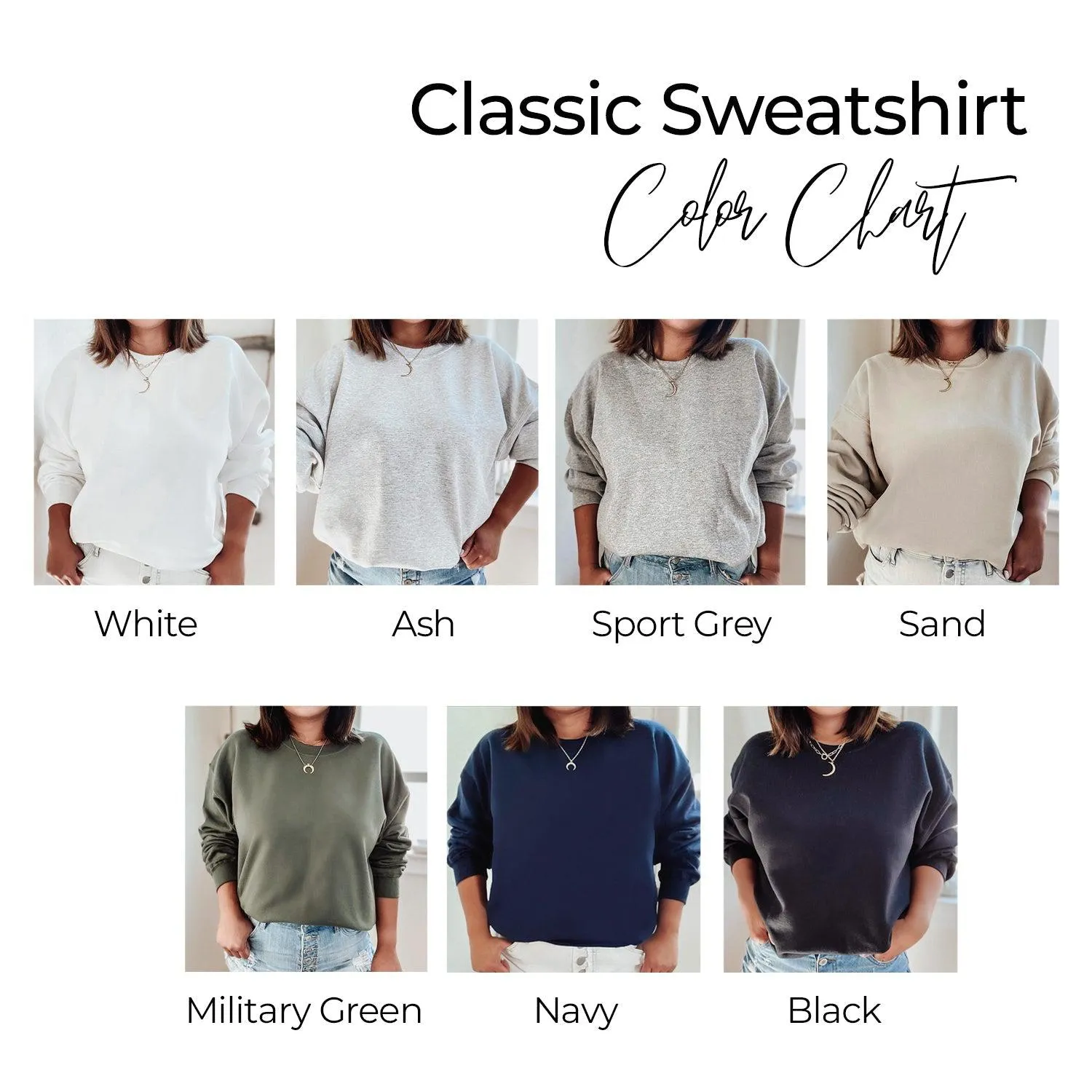 Moon Phase Classic Sweatshirt