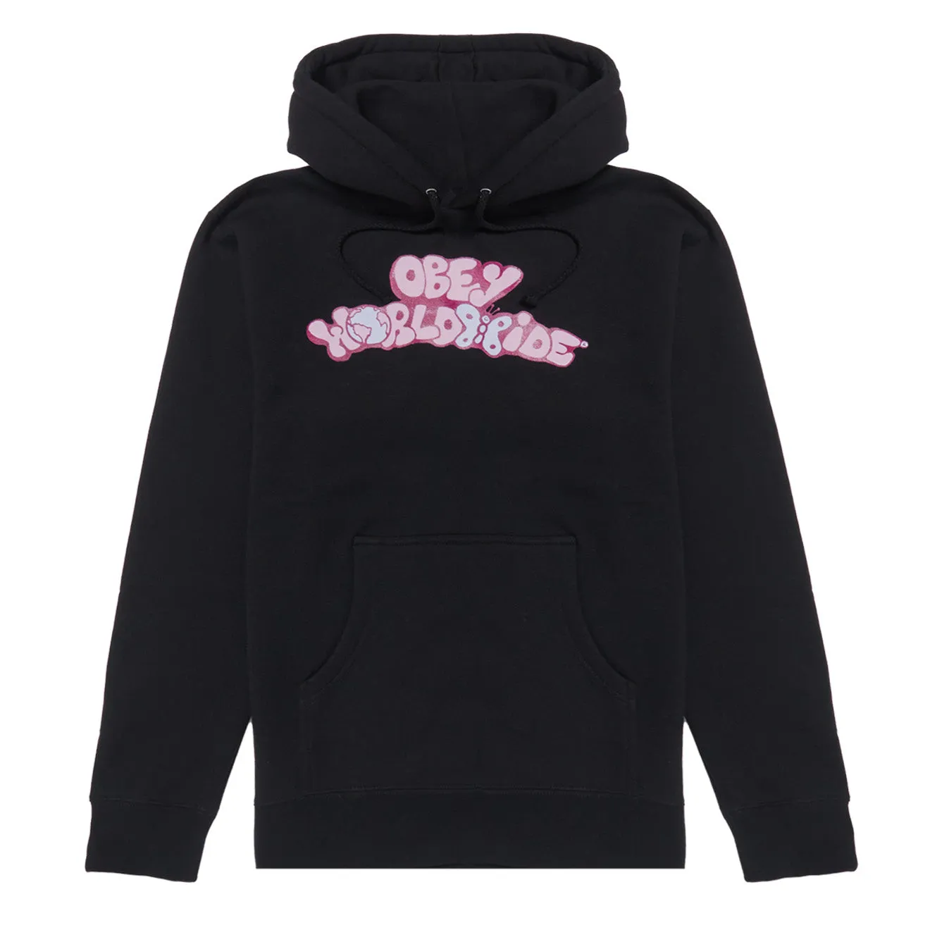 Obey Womens Worldwide Butterfly 2 Black