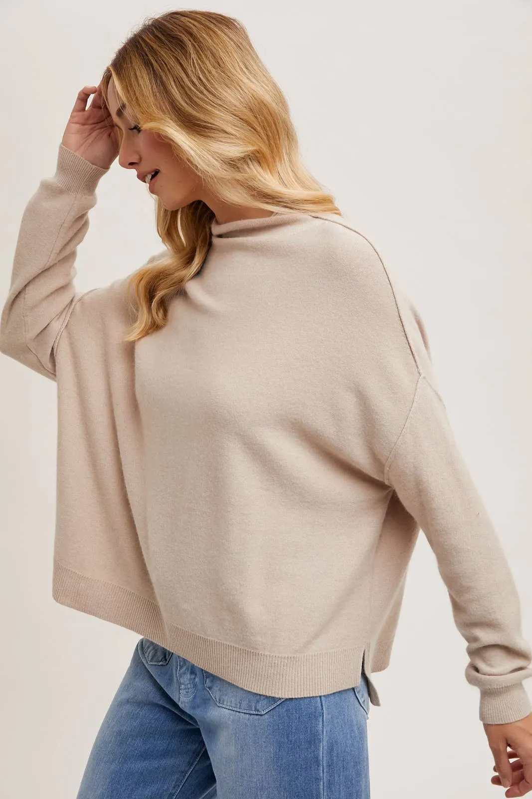 Oversized Slouch Neck Sweater