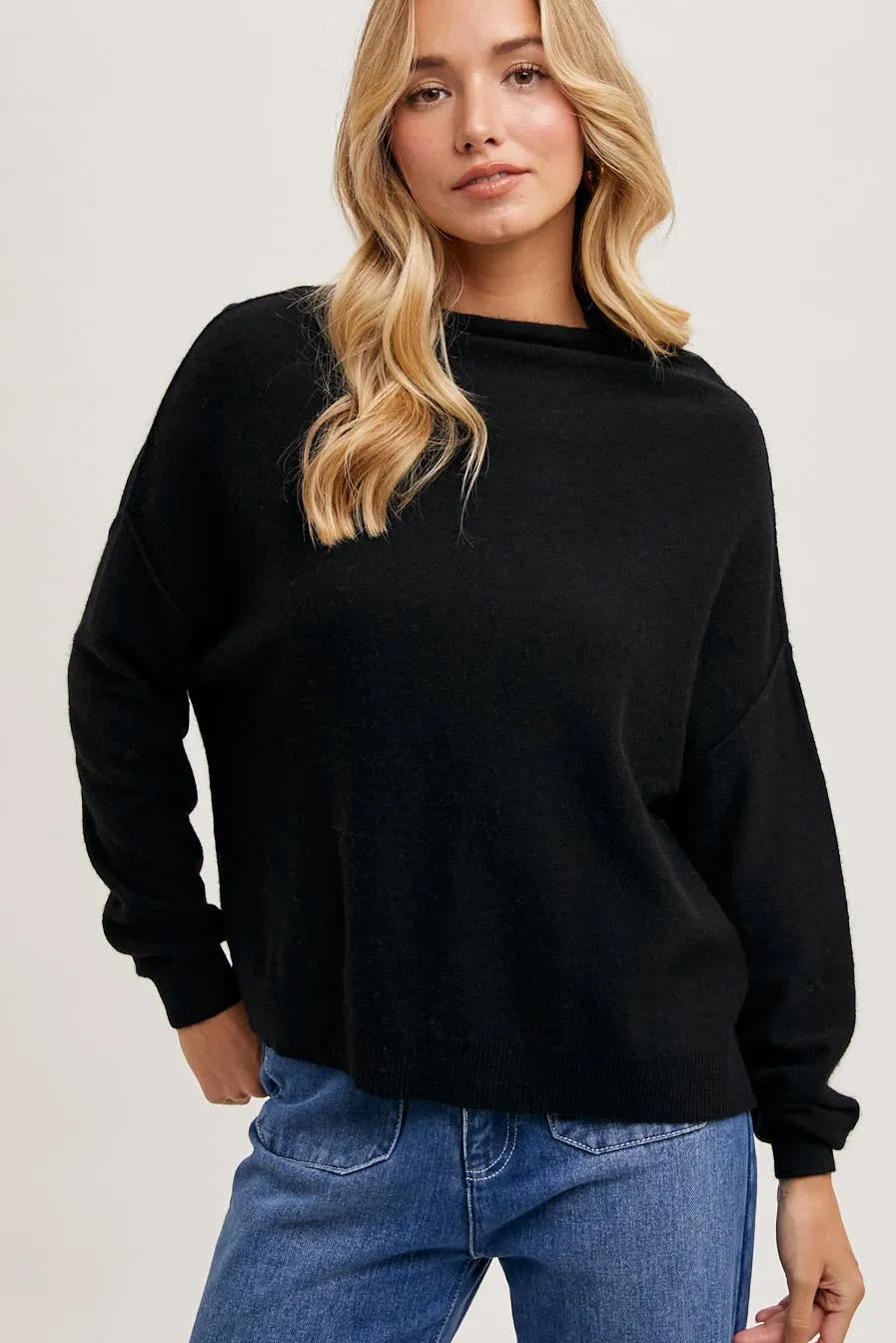 Oversized Slouch Neck Sweater
