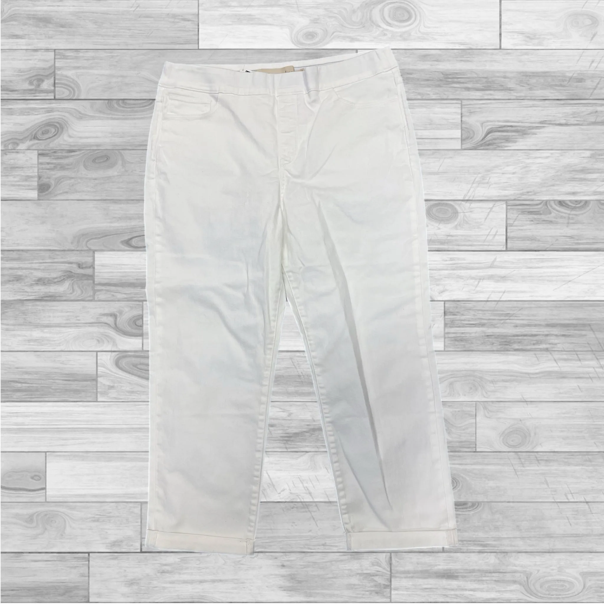 Pants Cropped By Soft Surroundings In White, Size: L