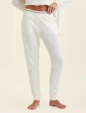 Papinelle - Super Soft Waffle Exposed Elastic Jogger