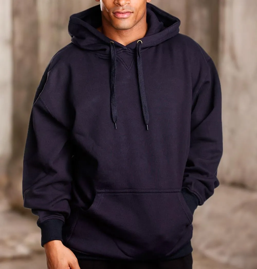 PRO 5 Mens Heavy Weight Fleece Pullover Hoodie