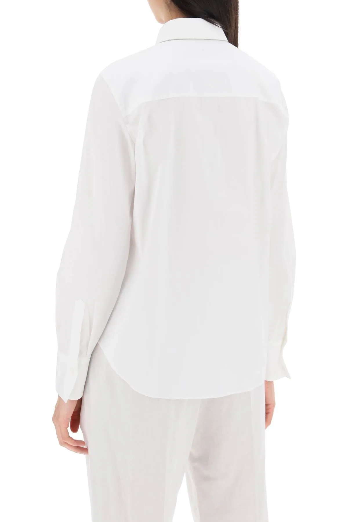 "shirt with shiny