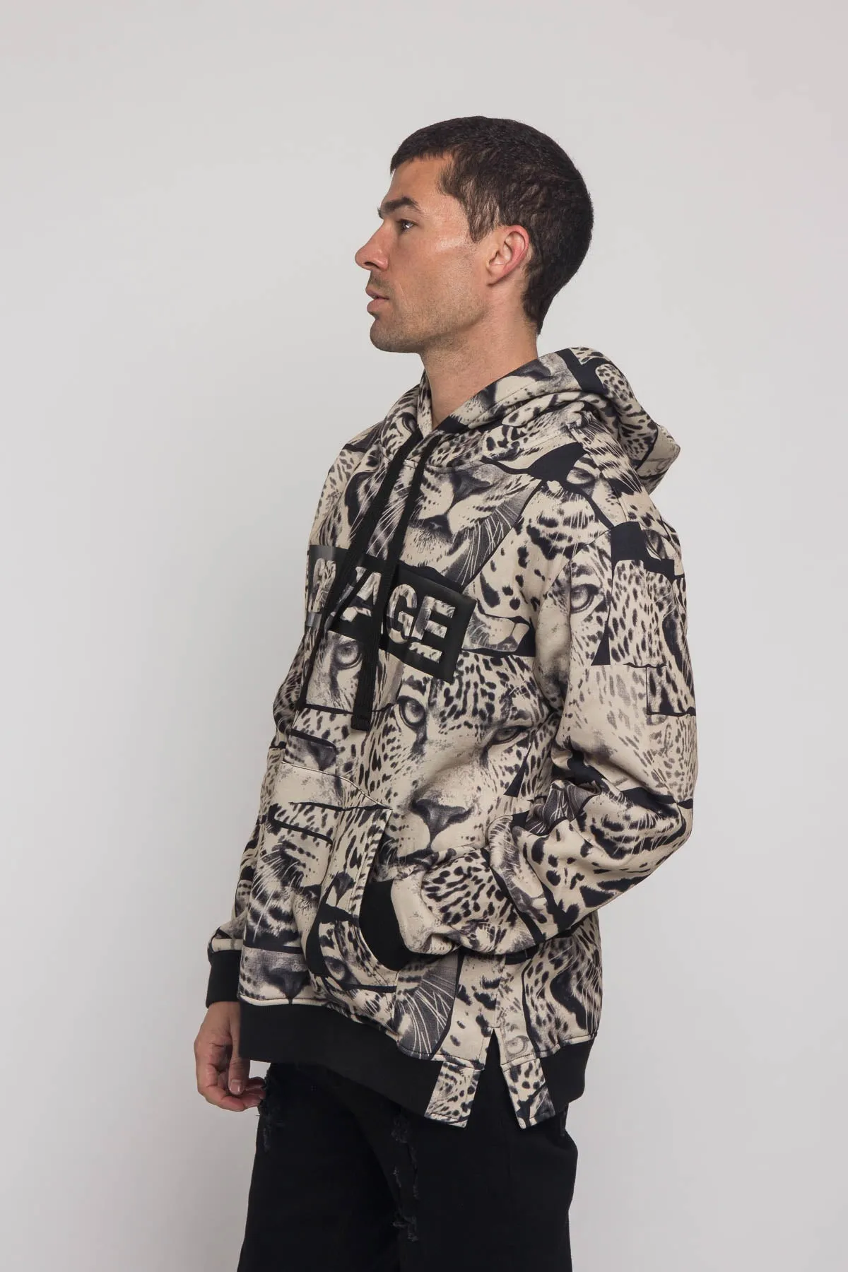 Savage Leopard Fleece Pullover