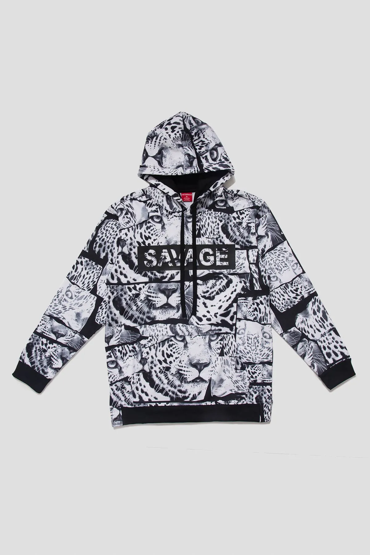 Savage Leopard Fleece Pullover