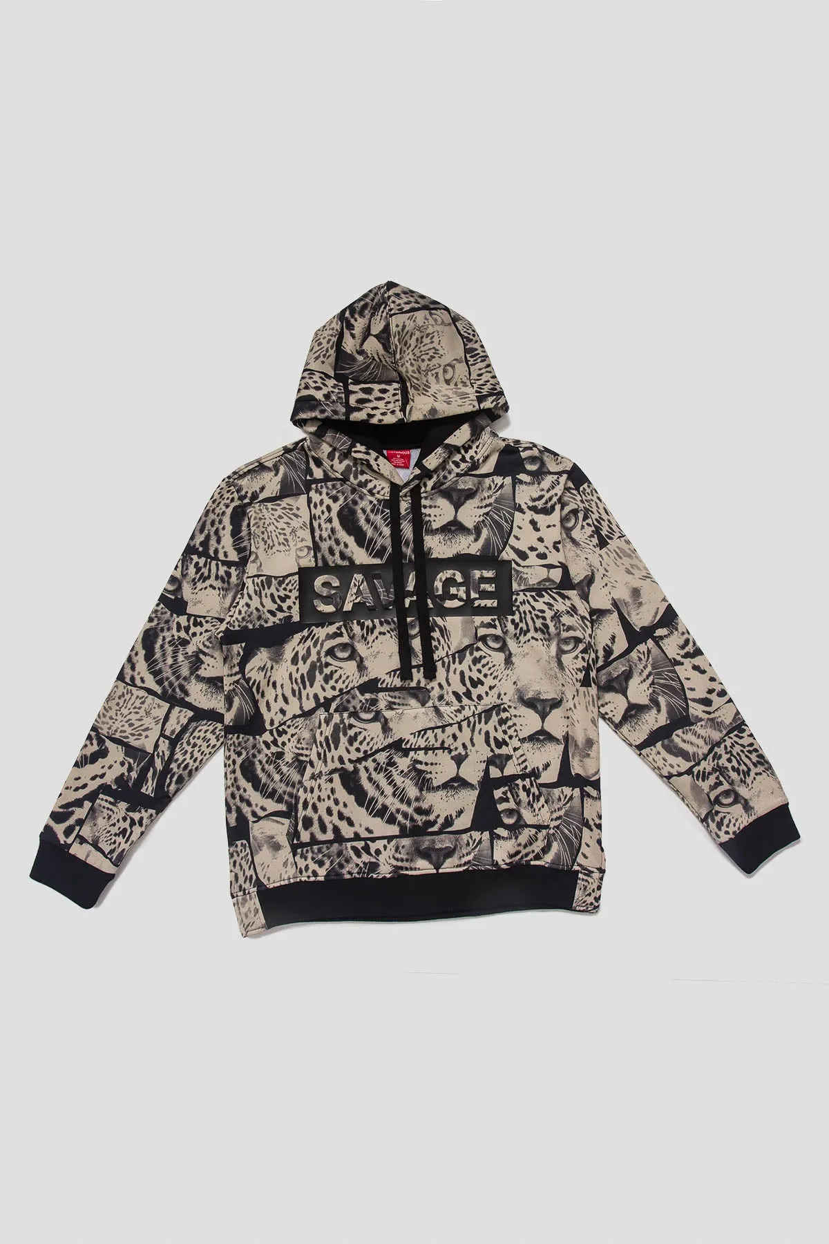 Savage Leopard Fleece Pullover