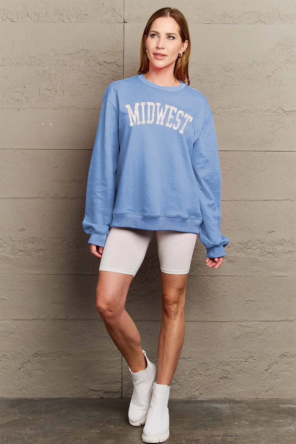 Simply Love MIDWEST Graphic Sweatshirt - 3 Colors