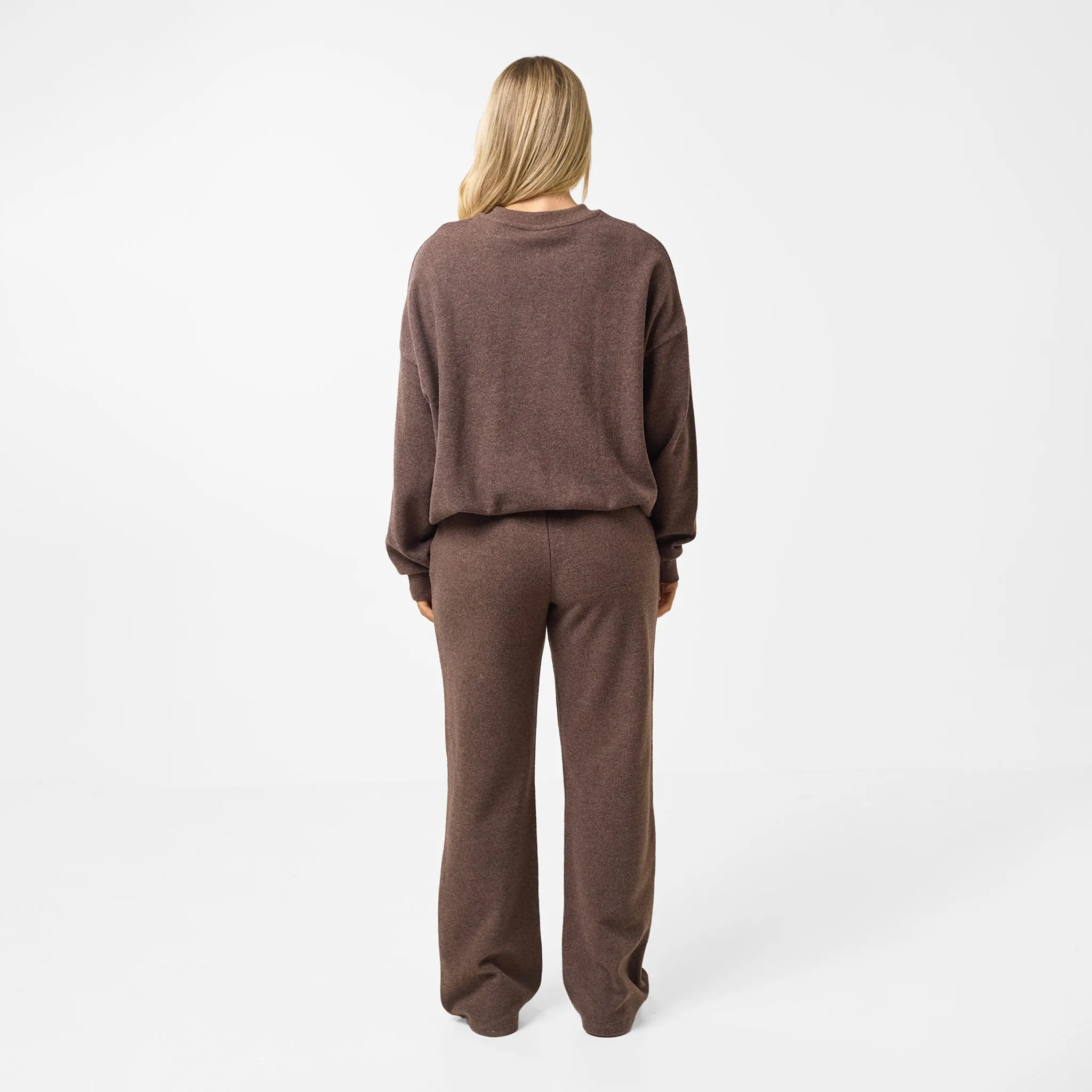 Soft Knit Crewneck I Coffee