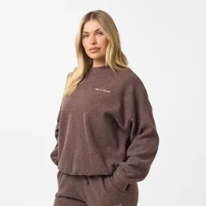 Soft Knit Crewneck I Coffee