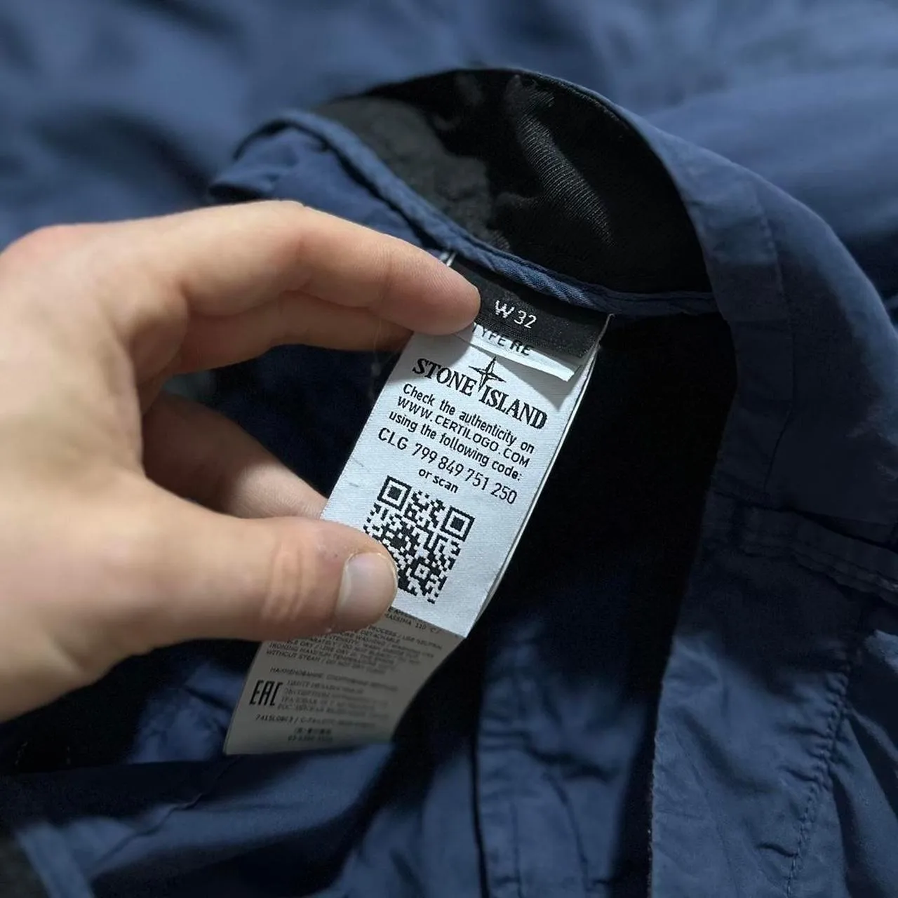 Stone Island Blue Combat Cargo Shorts