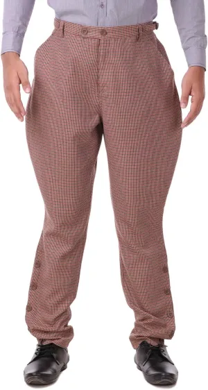 ThePirateDressing Steampunk Victorian Cosplay Costume Mens Archibald Jodhpur Pants Trousers C1326