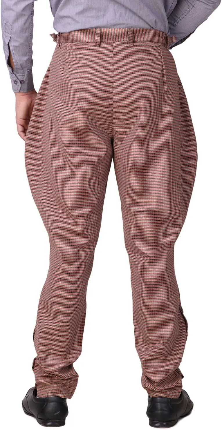 ThePirateDressing Steampunk Victorian Cosplay Costume Mens Archibald Jodhpur Pants Trousers C1326