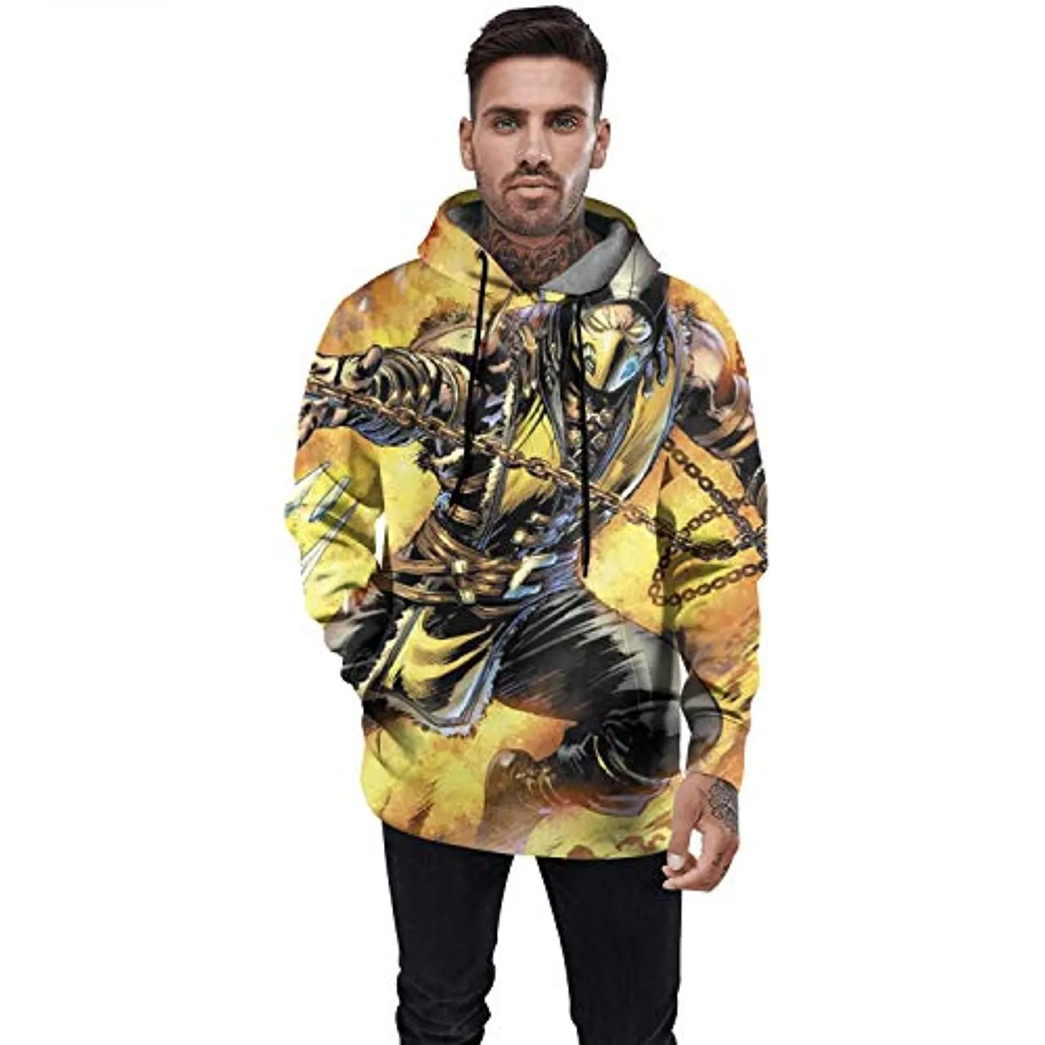 Unisex 3D Hooded Sweatshirt - Mortal Kombat Pullover Hoodies