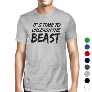 Unleash Beast Mens Funny Workout Shirt T-Shirt Workout Lover Gifts