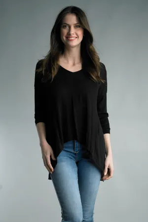 V Neck Combo Tunic